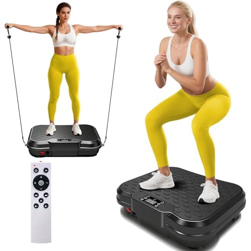 NXSCI Vibration Plate Exercise Machine,Vibrating Platform for Lymphatic Drainage with 250 Speeds,500 lbs Weight Capacity,Vibrated Plates for Weight Loss,Full Body Workout Equipment for Fitness at Home — image 1