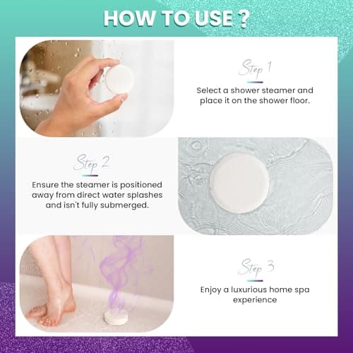 Shower Steamers Aromatherapy 8 Pack - Birthday Gifts for Women Mom Men, Mothers Day Gifts for Mom Wife Grandma from Daughter Son, Shower Bombs for Self Care Home Spa Relaxation Stress Relief view 6