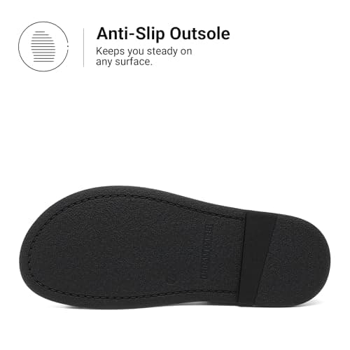 DREAM PAIRS Womens Strappy Sandals Flat Thong Comfortable Footbed Platform Summer Fashion Vocation Shoes view 6