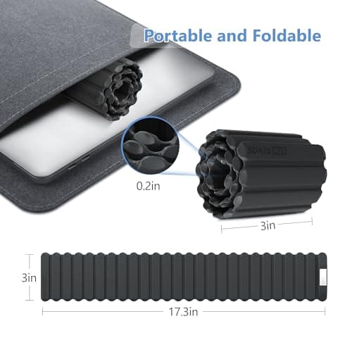 Wrist and Ankle Weights for Women & Men 2 Pack (1lb Each), Adjustable Silicone Wearable Arm & Leg Weights for Pilates, Gym, Yoga, Cardio, Strength Training view 6