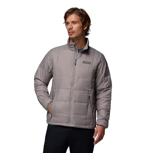 Columbia Men's Voodoo Falls 590 Turbodown II Jacket, Light Grey, Large