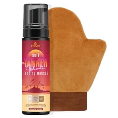 Self-Tanning Mousse for a Natural, Sun-Kissed Glow – Fast-Drying, Streak-Free, Long-Lasting Formula, 6.76 FL