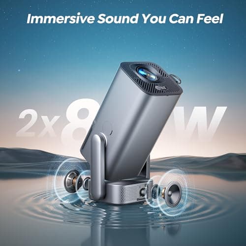Mini-Projector with WiFi and Bluetooth, 【600ANSI/Electric Focus】 Native 1080P 4K Portable-Outdoor-Movie-Projector, 270°Adjustable Stand/Auto Keystone, TOPTRO Smart-Proyector for Phone/TV Stick view 5