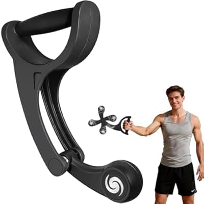 SOHIDAS Arm Workout for Men and Women Weighted Ropeless Battle Rope for Home Gym Arm Trainer Workout Fitness Equipment 360° Hand-Crank Forearm Trainer for Full-Body HIIT, Low-Impact Aerobic Training