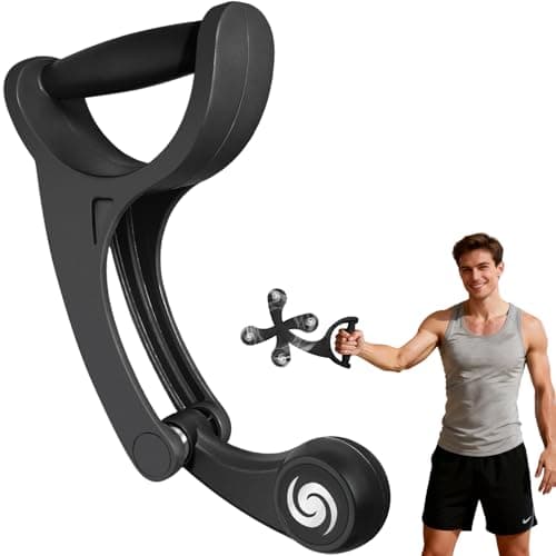 SOHIDAS Arm Workout for Men and Women Weighted Ropeless Battle Rope for Home Gym Arm Trainer Workout Fitness Equipment 360° Hand-Crank Forearm Trainer for Full-Body HIIT, Low-Impact Aerobic Training — image 1