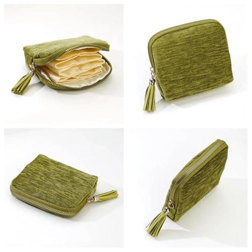 Iosjeude Portable Jewelry Travel Case with Zipper, Tangle-Free Organizer Pouch for Bracelets, Rings, Earrings, and Small Essentials, Ideal Gift for Women & Girls (green) view 4