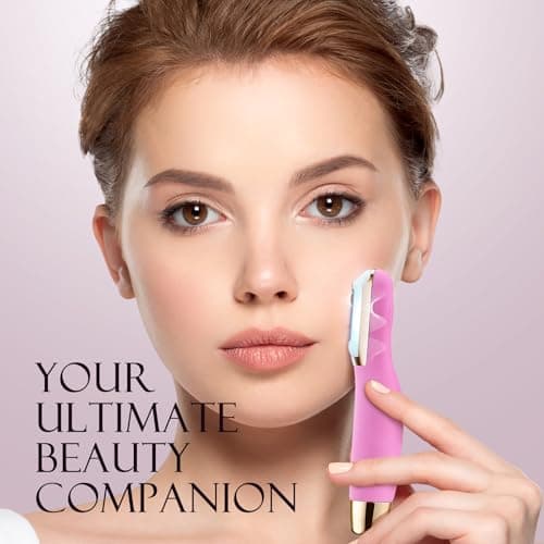 CEVEK Sonic Dermaplaning Tool - Electric Facial Hair Remover for Women & Eyebrow Trimmer, Exfoliating Face Razor with 16 Replacement Blades (6 Months Supply) for Peach Fuzz & Dead Skin (Pink) view 6