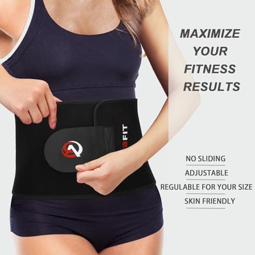 Viyafit Waist Trimmer Belt, Premium Waist Trainer for Women & Men view 3