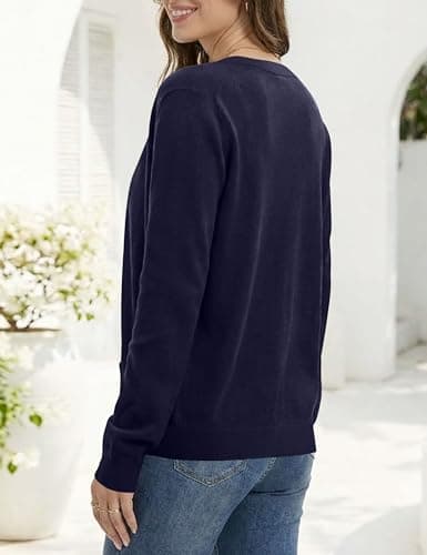 LaGracia Women V Neck Cardigan Sweater 2026 view 3