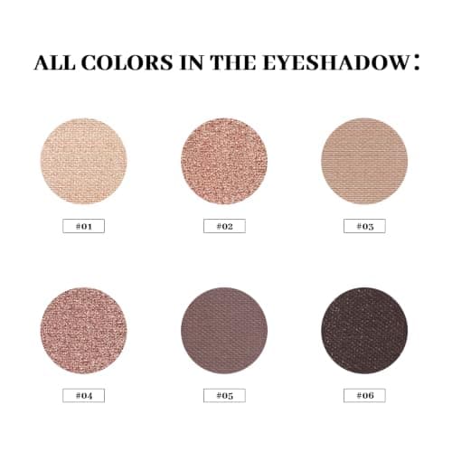 MYSTER ROSEY Nudes 3 Mini Eyeshadow Palette, Neutral Eye Shadow Palettes view 2