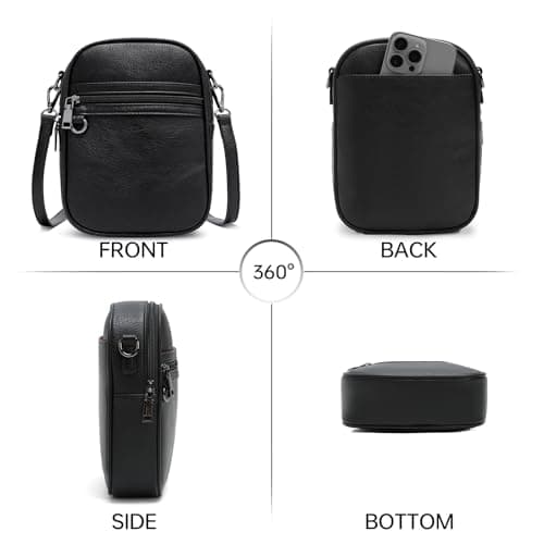 GEMIU Small Crossbody Bags for Women Trendy, Vegan Leather Cross Body Purse, Shoulder Cell Phone Purse with Built in Wallet view 6