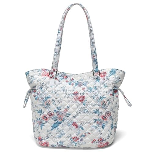 GEMIU Women Large Travel Tote Bag Premium Cotton Satchel Purse Lightweight Cotton and Microfiber Fabrics — image 1