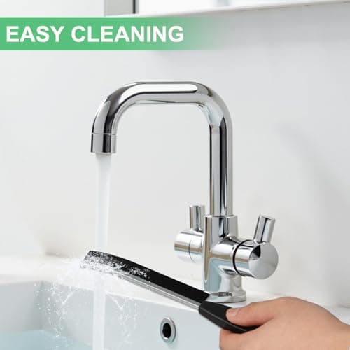 Crevice Cleaning Brush,Hard Bristle Cleaning Supplies,Grout Scrub Brushes with Clip for Clean Tile Floor,Gap, Bathtub, Sink, Window,Household Cleaning Tools,Home Essentials(3PCS DarkBlack White) view 5