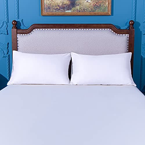 NTBAY Queen Pillowcase Set - 4 Pack Brushed Microfiber 20x30 Pillowcases - Soft, Wrinkle-Free, Fade-Resistant, Stain-Resistant, White Pillowcases with Envelope Closure - 20x30 Inches, White view 2