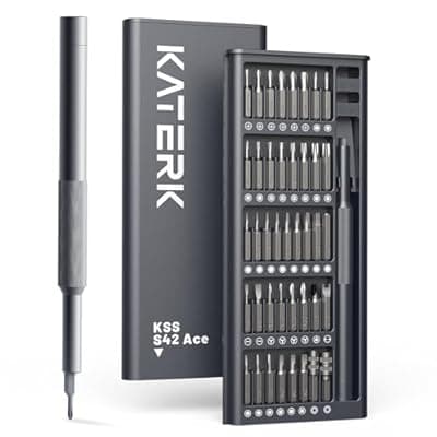 KATERK 42-in-1 Mini Screwdriver Set - Precision Small Magnetic Screwdriver Set Repair Tool Kit for Phone, Computer, Watch, Laptop, Macbook, Ring Doorbell, Eyeglass, Electronic, Screw Driver