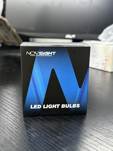 NOVSIGHT H8/H9/H11 Light Bulbs - 1:1 Mini Size H11 Fog Bulbs, 600% Bright 6500K White Fanless LED Light Bulbs, Easy Install, Plug and Play, Pack of 2 view 2