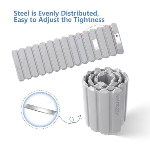 Wrist and Ankle Weights for Women & Men 2 Pack (1lb Each), Adjustable Silicone Wearable Arm & Leg Weights for Pilates, Gym, Yoga, Cardio, Strength Training view 2