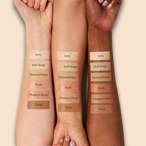 Mushroom Head Air Cushion CC Cream - BB Cream Face Makeup Foundation for Mature Skin Moisturizing Concealer Brighten Long-Lasting, Even Skin Tone for All Skin Types (Medium) view 5