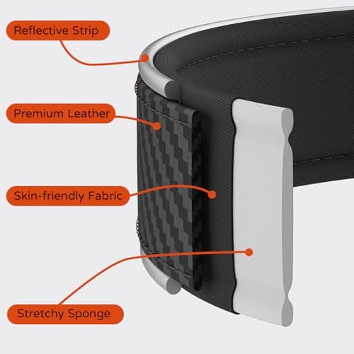 ILFINDYOU AirTag Dog Collar,Dog Collar with Airtag Holder,IPX8 Waterproof Safety Thread Protection Holder and Personalized Stripe,Air Tag Dog Collar Holder for Small,Medium to Large Dogs (C.Blue,M) view 4