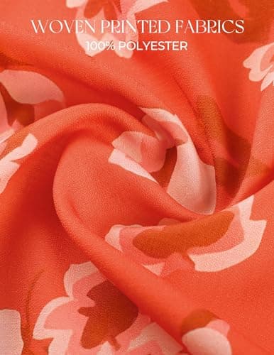 GRACE KARIN Womens Summer Floral Maxi Dress 2026 Casual Ruffle Short Sleeve Boho Dress A Line Flowy Dresses with Pockets view 2