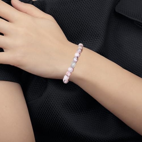 Oeyliz Mothers Day Gifts for Mom Women Mama Bracelet Best Mama Personalized Unique Presents Mother's Day Birthday Christmas Natural Stone Bracelet view 3