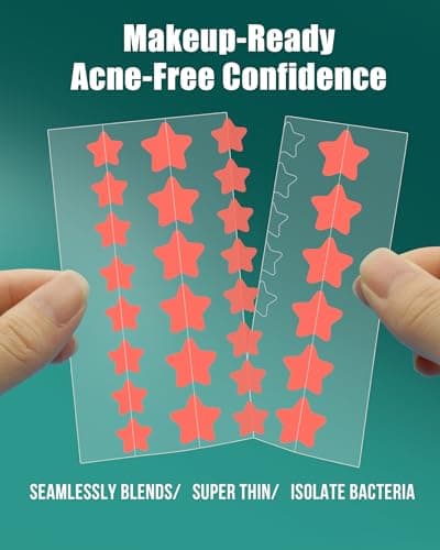 Jefusst Star Acne Patches 168 Counts, Pimple Patch Pimple Patches for Face Pimple Patches Stars Hydrocolloid Acne Patches Cute Zit Patches Healing Sticker, Pink, Blue and Orange view 5