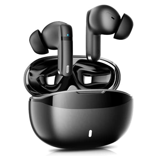 ATHONGL Wireless Earbuds, 100H Bluetooth 5.4 Headphones, ENC+ ANC Noise Cancelling Touch Control True Wireless Bluetooth Ear Buds,Stereo Deep Bass Bluetooth Headset for Sports/Workout/Gym (Black) — image 1