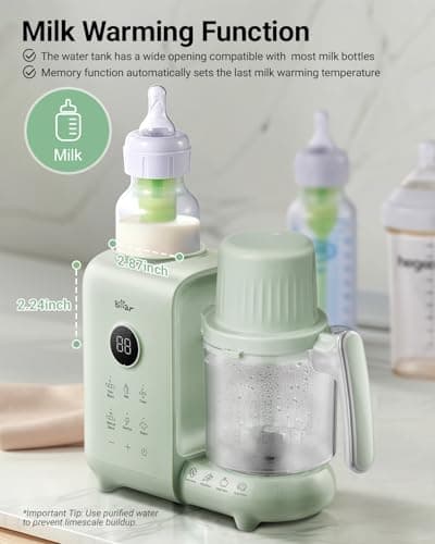 Bear Baby Food Maker Steamer&Blender with Dual-Layer Steam Baskets view 6