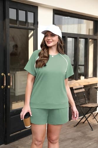 Sampeel 2 Piece Sets for Women Summer Lounge Matching Sets Airport Vacation Outfits Spring Fashion Clothes view 4