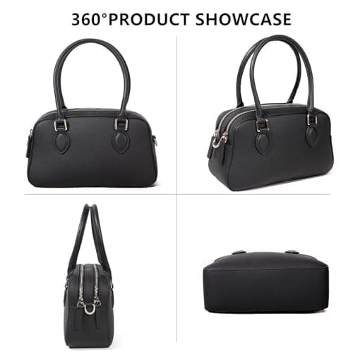 Genuine Leather Handbag for Women, Small Top Handle Satchel Crossbody Purse with Adjustable Strap, for Travel Daily Fashion view 6