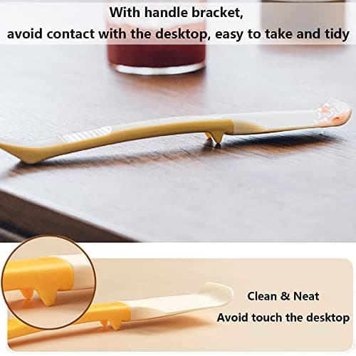 Silicone Jam Spreader Spatula with Can Opener End, Multi Purpose Spreaders for Jar, Peanut Butter Jelly Spreader, Chocolate Spreader Mixing Scraper, Spread with Clean Hands By Simple Spreading view 6