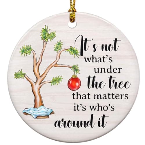 Christmas Ornaments 2025, Ceramic Ornaments for Tree, Christmas Decor Gifts for Women, Men, Vacation Ornament for Family, Sister, Friends, Meaningful Ornaments view 1