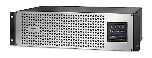 APC Smart-UPS 1500VA Lithium Ion UPS with SmartConnect, SMTL1500RM3UC, Pure Sine Wave, Short-Depth 120V Uninterruptible Power Supply