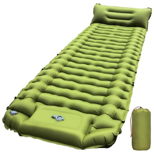 Sleeping Pad for Camping, Built-in Pump with Pillow | Waterproof, Air Mattress for Backpacking, Hiking, Tent, Overnight Travel, Compact & Comfortable for Outdoor Adventures — image 1