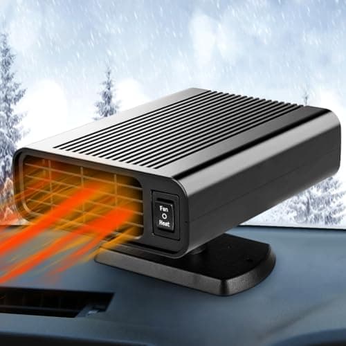 Car Heater-12V Car Heaters forVehicle,150W Car Heater that Plug in Cigarette Lighter,2 in 1 Fast Heating Defrost Defogger — image 1