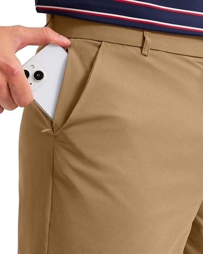 Men's Golf Shorts 7"/ 9"/ 11" Inseam with 5 Pockets Lightweight Stretch Quick Dry Casual Dress Hybrid Short for Men view 4