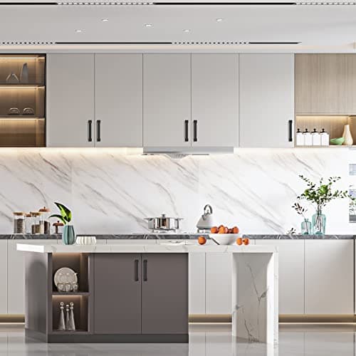 Asidrama 10 Pack 5 Inch(128mm) Matte Black Kitchen Cabinet Handles Cabinet Pulls Kitchen Cabinet Hardware for Cupboard Drawer Pulls view 5