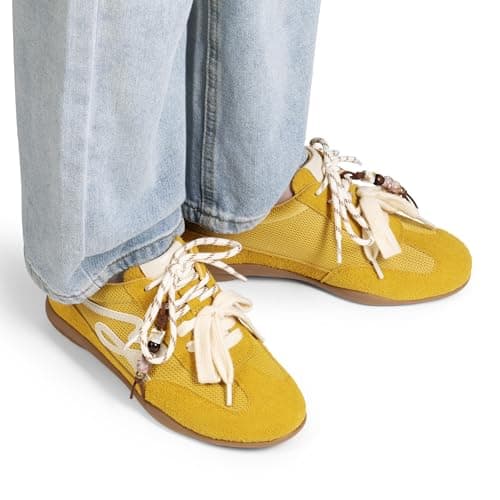 DREAM PAIRS Women's Retro Platform Sneakers, Faux Suede Casual Fashion All-Day Comfort Cushion Walking Breathable Shoes view 5