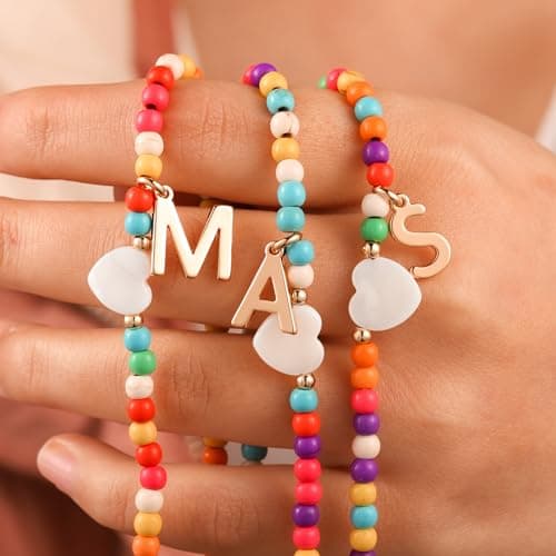 Ursteel Colorful Initial Necklaces for Women - Teen Girl Gifts Trendy Stuff view 5