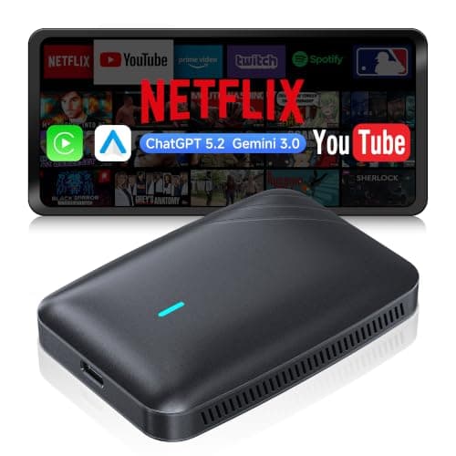 Magic AI Box CarPlay, Android Auto Wireless Adapter, CB4A-Grey | Wired to Wireless, Dual-WIFI, AI-Powered, Plug-and-Play, Universal Compatibility, Compact Design — image 1