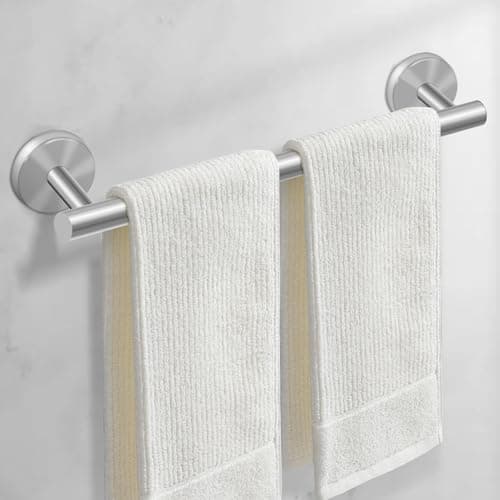 8-Piece Bathroom Hardware Set, Brushed Nickel, SUS304 Stainless Steel, Includes 16" Towel Bar, Toilet Paper Holder, Towel Hooks, Towel Racks for Bathroom (11 PSC Silver) view 4