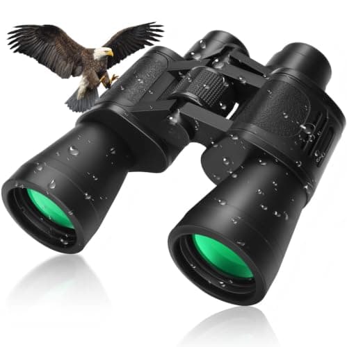 20x50 High Powered Binoculars for Adults, Waterproof Binoculars with Low Light Vision Easy Focus for Bird Watching Hunting Travel Stargazing Cruise with Carrying Bag — image 1