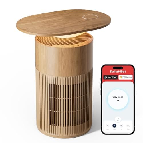 SwitchBot Air Purifier for Home Large Room up to 3620 ft², Pet Mode, Support Matter, 20dB, Washable Pre-filter, Aromatherapy, Works with Alexa, Google Home, Apple Home, Ideal for Odor, Dust & Pet Hair view 1