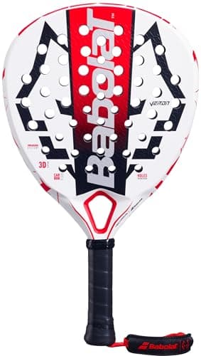 Babolat Technical Veron Juan Lebron Padel Racket (White/Black/Red)