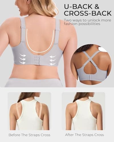 Gailife Scalloped Lift Bras Women Soft Jelly Push Up Wireless Bra Supportive V Neck No Underwire Seamless Tshirt Bralettes view 3