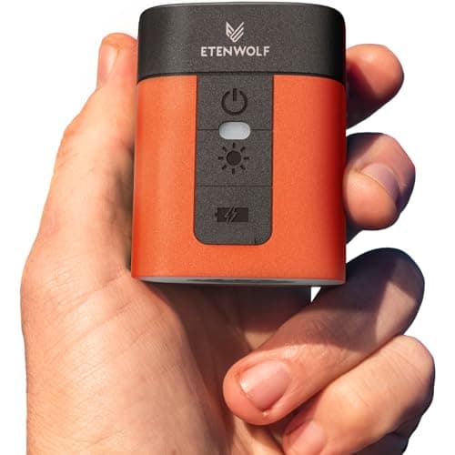 ETENWOLF AIR 3 Air Pump for Inflatables with 2600 mAh Battery & Camping Light, Ultra-Fast and Mini Electric Air Pump, Inflate Deflate for Air Mattress, Pool Floats, Vacuum Storage Bags view 1