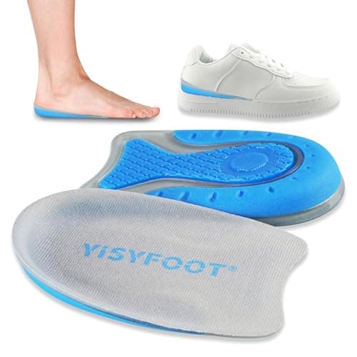 YISYFOOT Heel Cups for Heel Pain Relief, Gel Heel Pads for Shock-Absorbing, Shoes Inserts for Achilles Tendonitis, Bone Spurs, Women & Men Comfort (Blue, Small) — image 1