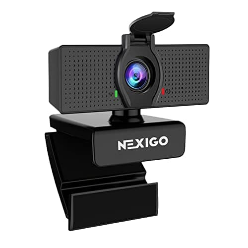 NexiGo N60 1080P Webcam with Microphone, Software Control & Privacy Cover, USB HD Computer Web Camera, Plug and Play, for Zoom/Skype/Teams, Conferencing and Video Calling