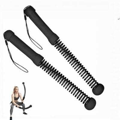 MUYIWEIDEN Weighted Ropeless Battle Ropes,Cordless Workout Ropes for Home Gym, Portable Exercise Rope for Strength Building, HIIT and Low-Impact Aerobic Training for Women&Men (Black)