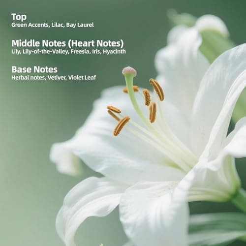 Wild Lily & Vetiver Scented Candles for Home, Large Glass Jar Soy Wax Candle, 7.05oz Luxury Leopard Candle Decor, 55H Burn, Ideal for Mother's Day, Birthday Gift view 2